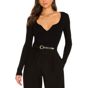 Lovers And Friends 'Darren' Black V Neck Sweater Size S